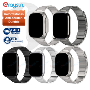 Eraysun regolabile Unisex per <span class=keywords><strong>Apple</strong></span> <span class=keywords><strong>Ultra</strong></span> 2 3 49mm cinturino per orologio Full Titanium lusso classico leggero Skin-friendly cinturini per orologi - Product Image 1