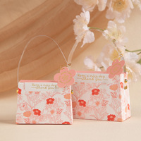 Coffret cadeau Summer Bloom-Emballage de luxe transparent et en feuille d'or pour la douche nuptiale