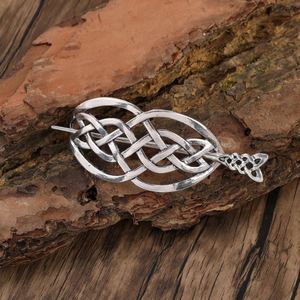 Pasador de Pelo Nórdico Vikingo con Nudo Celta, Pinza de Pelo Antigua, Clip de Pelo Nórdico, Regalo Escandinavo con Diseño de Thor, Odín y Freya - Product Image 1
