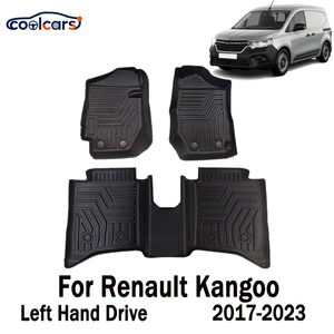 Tapis de sol en TPE, accessoires en gros pour Renault <span class=keywords><strong>Kangoo</strong></span> 2017-2023, conduite à gauche - Product Image 1
