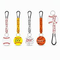 Portachiavi Personalizzati in Plastica Acrilica con Stampa Digitale per Sport, Basket, Baseball, Softball, Pallavolo, con Moschettone e Nome Personalizzato
