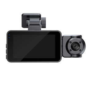 OEM de alta calidad 1080P HD DVR Dashcam 360 ° Coche imagen inversa caja negra pantalla IPS 3 lentes espejo retrovisor frontal cámara de salpicadero negro - Product Image 4