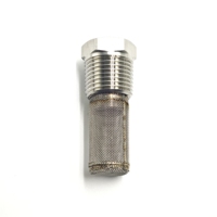 Filter silinder layar lasan ulir baja tahan karat kualitas tinggi kustom