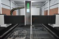 Découpeuses de laser de plate-forme d'échange de la découpeuse 6kw de laser de feuille et de tube de rendement élevé