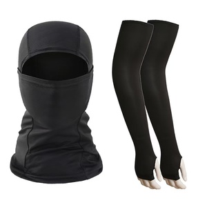 Mùa hè làm mát UV bảo vệ nén dây đeo cánh tay tay áo với Balaclava mặt nạ làm mát cổ gaiter mặt thoáng khí - Product Image 2