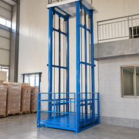 Doppelspuriger 3-Etagen-2-Etagen-Treppenlift, Lastenaufzug, Lagerhaus-Hydraulik-Lastenaufzug für Bauarbeiten
