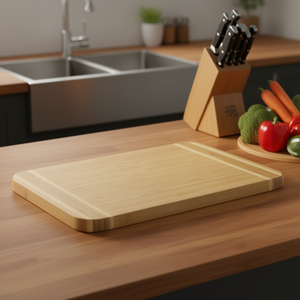 Tabla de Cortar KESPER de Bambú Rectangular para Cocina - Product Image 3