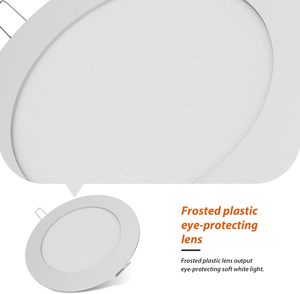Ultra Thin Modern High CRI 80 Indoor Home Office Mall Commercial 6W 12W 18W 24W Square LED <b>Panel</b> Lamp - Product Image 3