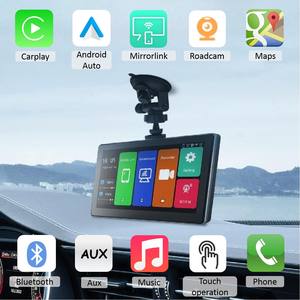 Sistema de cámara de visión trasera, ayuda de marcha atrás, respaldo, pantalla portátil inalámbrica de 7 pulgadas para coche, ra - Product Image 4