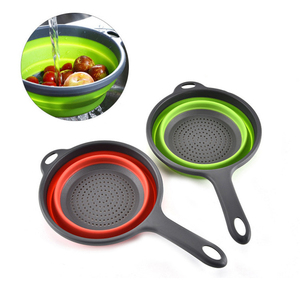 Offre Spéciale fruits Légumes Lavage <span class=keywords><strong>Cuisine</strong></span> Pliable En Silicone Crépines Pliable Gain Outils De Cuisson - Product Image 1