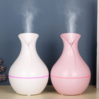 Humidificateur ultrasonique portable mini 200 ml le plus vendu avec 7 couleurs LED pour voiture, maison et extérieur