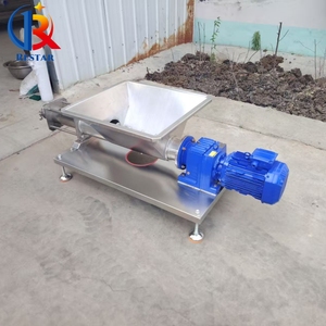 Pompe à vis de transfert alimentaire grande capacité pour confiture de fruits, pulpe et miel, avec trémie d'alimentation - Product Image 4