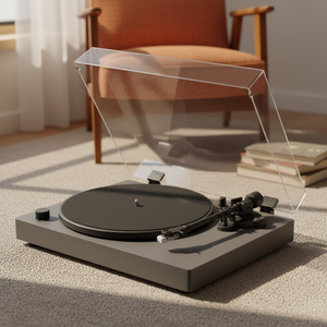 Système Hi-Fi de conception privée fourni par l'usine, lecteur de disques vinyles/lecteur de disques vinyles avec sortie Bluetooth pour la maison et le bureau - Product Image 1