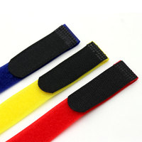 Sangles de fixation multi-usages en nylon colorées de 30 cm avec fermeture auto-agrippante