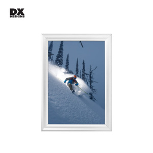 Cadres <span class=keywords><strong>photo</strong></span> en aluminium argenté <span class=keywords><strong>à</strong></span> ouverture rapide DX Designs, personnalisables en gros (formats A1/A2/A3/A4), cadres muraux pour affiches - Product Image 5