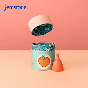 Emballage cadeau en carton écologique pour coupe menstruelle en silicone bio, étiquette privée, tube en papier pour coupe menstruelle - Product Image 3