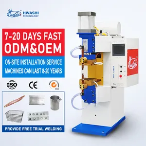 HWASHI WL-MF-250K Vertical Type Metal Sheet Medium Frequency Inverter Spot Welding Machine