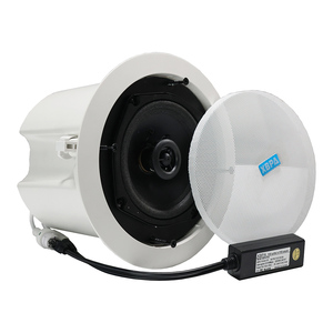 PoE Powered IP Mạng Loa Trần 30W được xây dựng trong bộ khuếch đại hỗ trợ phát lại theo lịch trình cài đặt trên trần nhà - Product Image 5