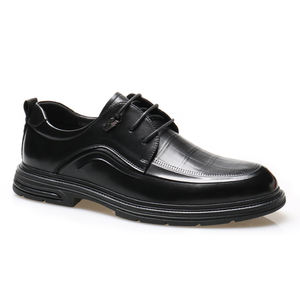 Mocassins unisexes en cuir PU de couleur unie, vente en gros, chaussures à enfiler de haute qualité, chaussures habillées bleues tendance, Oxfords pour hommes - Product Image 3