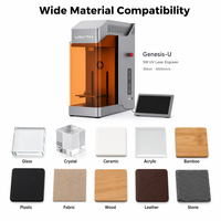 Machine de marquage laser UV 355nm Vmyth Genesis 5W pour gravure 3D sous le surface sur acrylique et verre, 5000mm/s, mise au point semi-automatique, de table