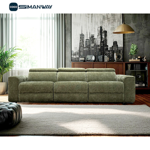 Ghế <span class=keywords><strong>sofa</strong></span> phòng khách hiện đại 3 chỗ ngồi, chất liệu vải, kiểu dáng sectional, có chức năng ngả lưng điện, tích hợp sạc USB, bán buôn OEM. - Product Image 2