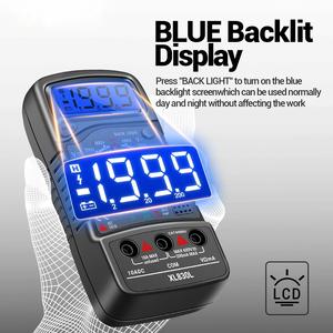 מולטימטר XL830L דור חדש 600V חכם למדידת התנגדות, קיבול, תדר AC/<span class=keywords><strong>DC</strong></span> עם בדיקה אוטומטית, נייד וקל לשימוש, עם אחריות ל-6 חודשים - Product Image 1