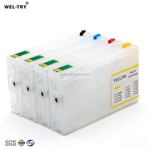 Cartouche <span class=keywords><strong>d</strong></span>'<span class=keywords><strong>encre</strong></span> vide rechargeable WEL-TRY 4 couleurs T7011 T7021 T7031 avec puce ARC pour imprimante <span class=keywords><strong>Epson</strong></span> WP4025 4015 4515 4525 4535 4545 4595 - Product Image 2