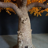 Arbre artificiel LED Ginkgo 3D de 20 pieds sur mesure en gros |   Décoration lumineuse de Noël pour extérieur et jardin IP65