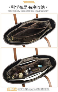 Bolso de Mano de Cuero PU Suave de Lujo para Mujer, Bolso Grande Tipo Tote, Bolsos de Hombro Cuadrados, Bolsas Femininas, Bolsos Cruzados de Moda - Product Image 5