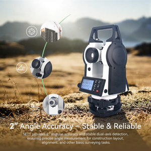 Théodolite électronique numérique SingularXYZ SET1 avec affichage numérique et nivellement automatique pour la topographie, la construction et l'exploitation minière – Haute précision - Product Image 6