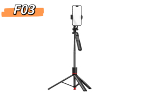 Trépied perche à <span class=keywords><strong>selfie</strong></span> extensible F03 1,74 m avec poignée d'équilibrage, 360° °   Rotation, interface 1/4'', télécommande Bluetooth pour téléphone et appareil photo - Product Image 5