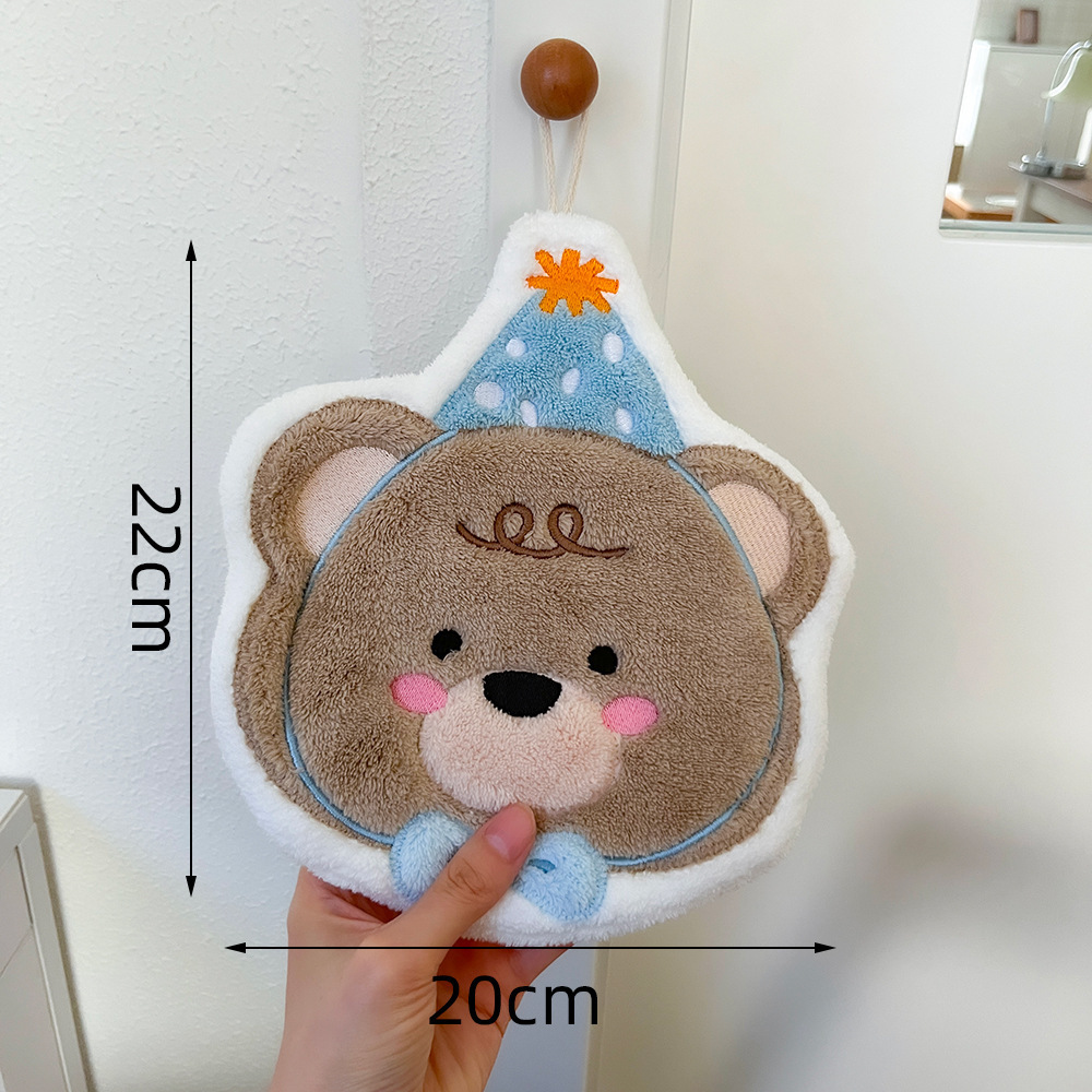 Bear Hat Hand Towel