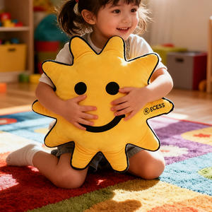 Coussin de dossier de canapé en peluche super doux et lavable, oreiller de siège mignon en peluche, rembourrage en coton PP, jouets en peluche à câliner - Product Image 3