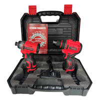KUNDI Marque Lithium Batterie Brushless 10mm Trois Fonctions Perceuse et Tournevis Ensembles d'outils
