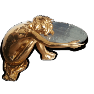 Table basse antique neuve en bronze pour femme, de haute qualité - Product Image 4