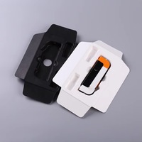 Support de poudre libre en pulpe de papier de canne à sucre moulé, écologique, jetable et biodégradable pour emballage cosmétique, avec logo personnalisé