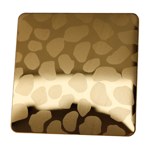 201 202 304 420 410 430 dekoratif paslanmaz çelik levha 4X8 altın Metal renk ayna kazınmış plaka 201 202 304 420 410 430 SS - Product Image 1