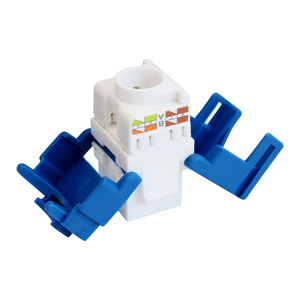 RJ45 CAT5E Cat6 CAT6A 180 gradi keystone jack con otturatore UTP CAT 6 strumento gratis - Product Image 6