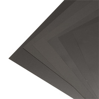 Rouleau de feuille rigide en PVC noir 0,3 mm 0,5 mm 1 mm 2 mm 3 mm, feuille plastique mate ou brillante pour thermoformage