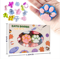 LovSens 60g Bombes de Bain Effervescentes pour Animaux de Compagnie (Chats et Chiens) – Soin SPA Nettoyant et Moussant pour le Toilettage des Animaux