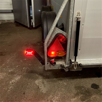 Feu de position latéral LED blanc, rouge, orange 12V 24V 200 mm pour remorque de voiture, camion, caravane