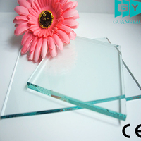 3mm 4mm 5mm 6mm 8mm couleur claire réfléchissante fenêtre de salle de bains feuille de verre flottante sans cadre