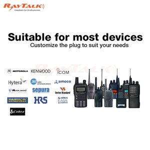 Raytalk หูฟังแบบคล้องหูทอล์คกี้ทอล์คกี้แบบมีสายหูฟังรูปตัวจีชุดหูฟังเดี่ยวสำหรับ STP8000 STP8030 STP9000 8035 8040 - Product Image 6