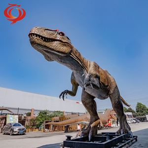 Dinosaure animatronique grandeur nature personnalisé pour intérieur/extérieur avec construction métallique pour utilisation dans les aéroports et les garderies - Couleur et taille personnalisables - Product Image 5
