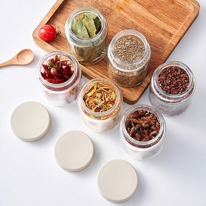 Pot de conservation alimentaire en <span class=keywords><strong>verre</strong></span> hermétique de 300 ml, récipient à épices de cuisine, bouteille en <span class=keywords><strong>verre</strong></span> vide avec couvercle en plastique pour l'emballage - Product Image 2