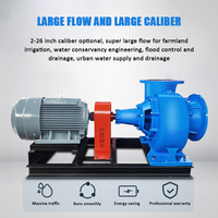 Pompa Aliran Campuran HW Tugas Berat Efisiensi Tinggi Pompa Transfer Air Hisap Tunggal Horizontal Pompa Drainase Industri Tekanan Tinggi DC