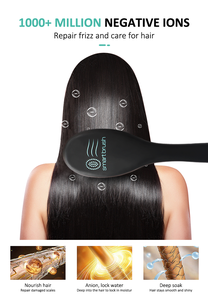 Plancha de <span class=keywords><strong>pelo</strong></span> iónica turmalina cerámica de la <span class=keywords><strong>mejor</strong></span> calidad de calor rápido eléctrico <span class=keywords><strong>cepillo</strong></span> alisador peine <span class=keywords><strong>cepillo</strong></span> alisador de <span class=keywords><strong>pelo</strong></span> - Product Image 3