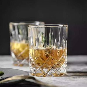 Bicchieri da whisky Old Fashioned in cristallo, bicchiere da bourbon unico da 12 once - Product Image 6
