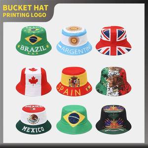 Sombrero de Pescador con Protección Solar, Bandera Nacional, Camuflaje Vaquero, Bordado Digital, Eoin Winston, Casual, Deportivo, para Exteriores - Product Image 1