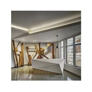 Элегантная офисная мебель современного дизайна, Офисная стойка, дизайнерский стол приставки